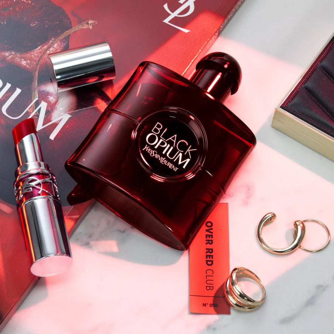 Yves Saint Laurent Black Opium Eau De Parfum Over Red (90ml)