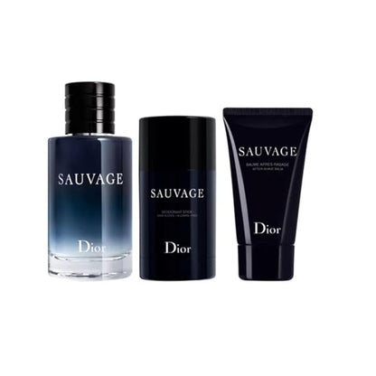 Christian Dior Sauvage For Men 3 Piece Set