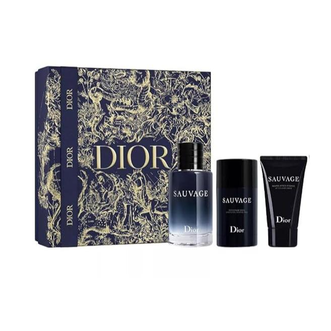 Christian Dior Sauvage For Men 3 Piece Set