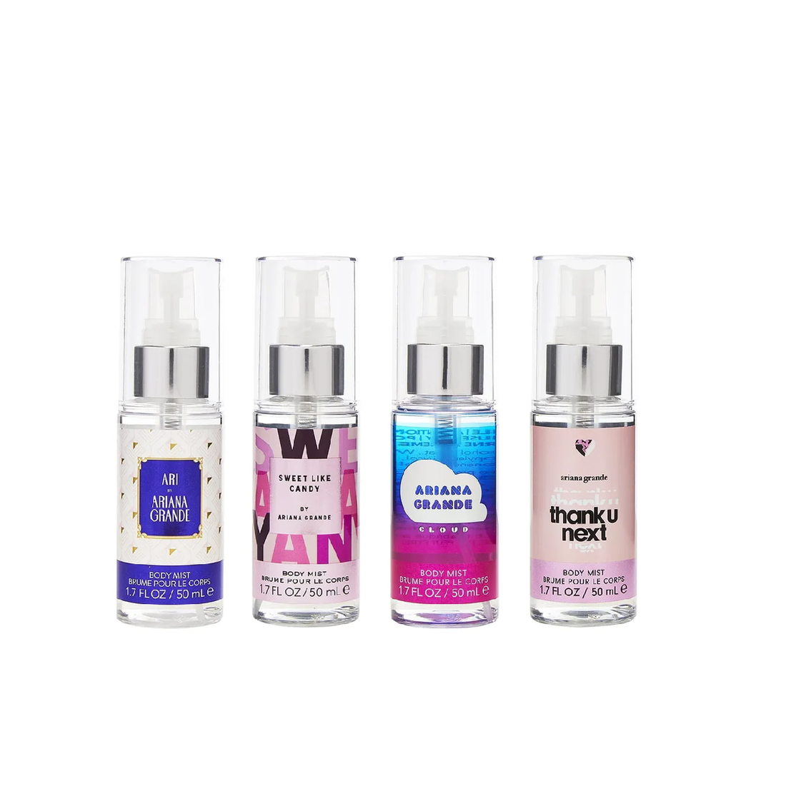 Ariana Grande Body Mist 50 Ml Mini Set 4 Pc