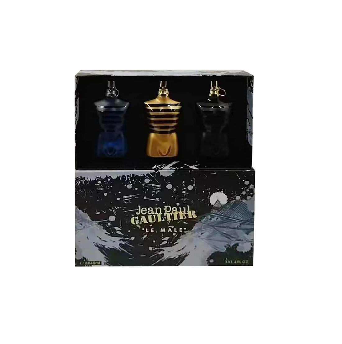 Jean Paul Gaultier 3 Piece Set Each Tropical Fragrance In Male Bottles (40ml)