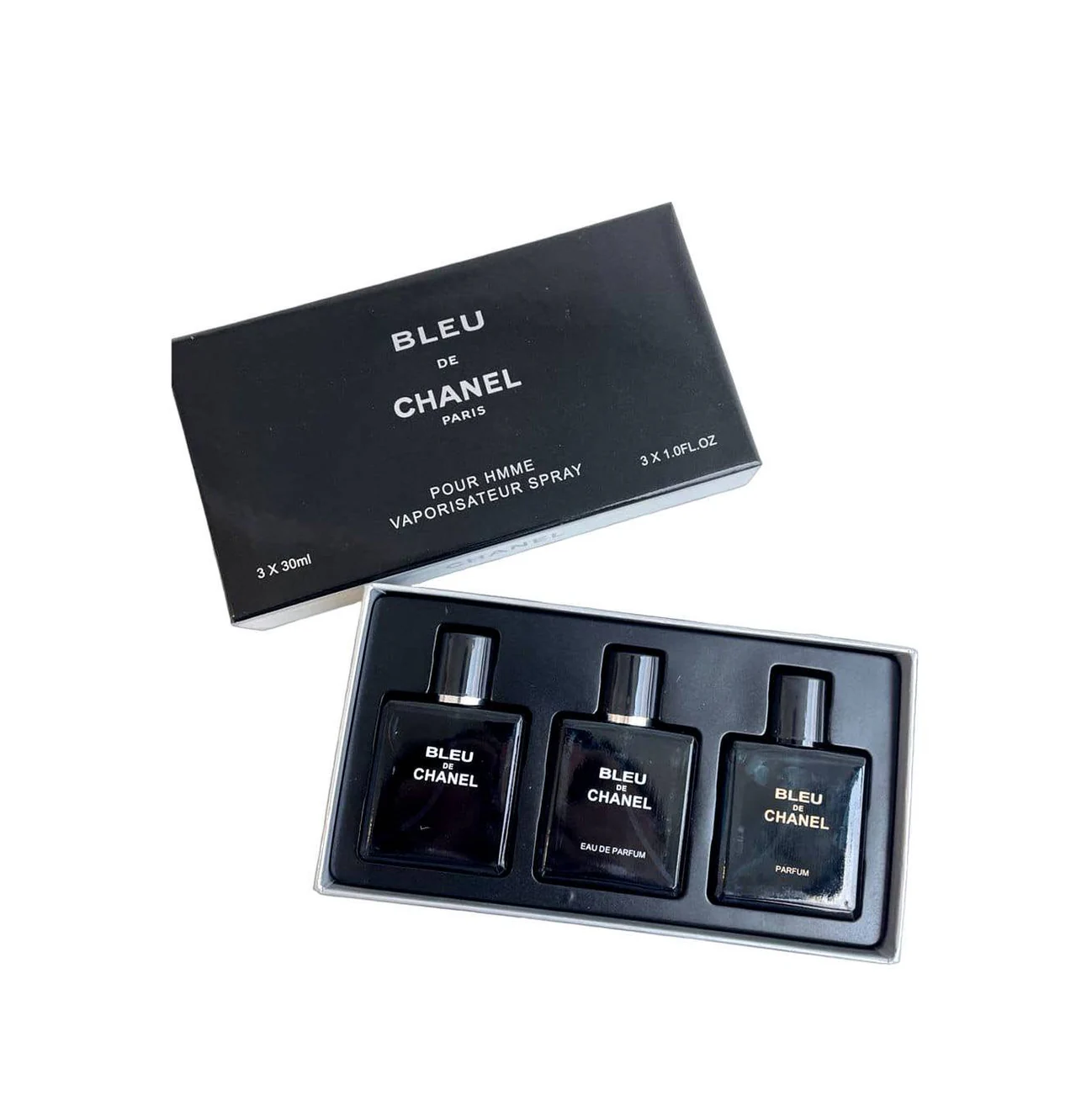 BLEU DE CHANEL Paris Perfume Set – 3 Pcs