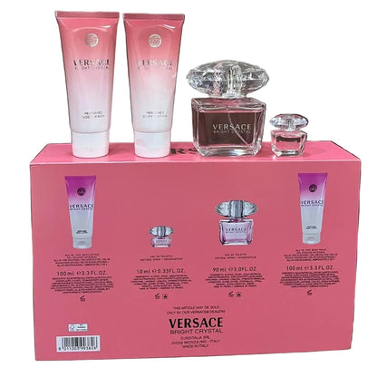 Versace Bright Crystal Eau De Parfum Gift Set For Women