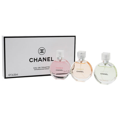 Chanel Chance Eau De Toilette Gift Set (3x30ml)