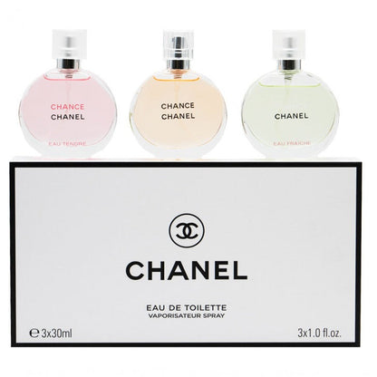 Chanel Chance Eau De Toilette Gift Set (3x30ml)